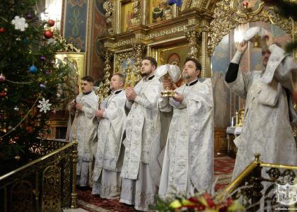 6 січня - Богослужіння в кафедральному соборі у Навечір'я Різдва Христового