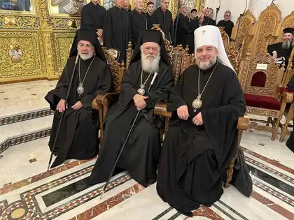 8 січня - Митрополит Симеон на чолі делегації ПЦУ взяв участь в урочистостях з нагоди інтронізації Предстоятеля Православної Церкви Кіпру