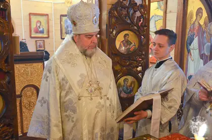 12 січня - Літургія у храмі святих мучениць Віри, Надії, Любові та матері їх Софії