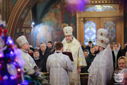 14 січня - Архієрейська літургія у день свята Обрізання Господнього в кафедральному соборі