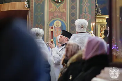 14 січня - Архієрейська літургія у день свята Обрізання Господнього в кафедральному соборі