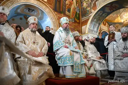 19 січня - Митрополит Симеон співслужив Предстоятелю у Лаврі в день свята Богоявлення