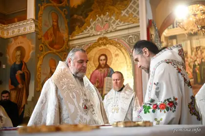 19 січня - Митрополит Симеон співслужив Предстоятелю у Лаврі в день свята Богоявлення